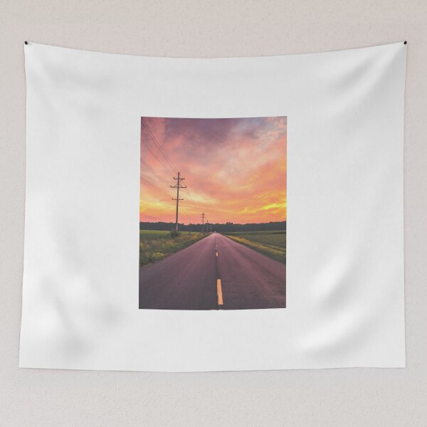 Item preview, Highway Wallpaper designed and sold by Divya-Hirodiya.