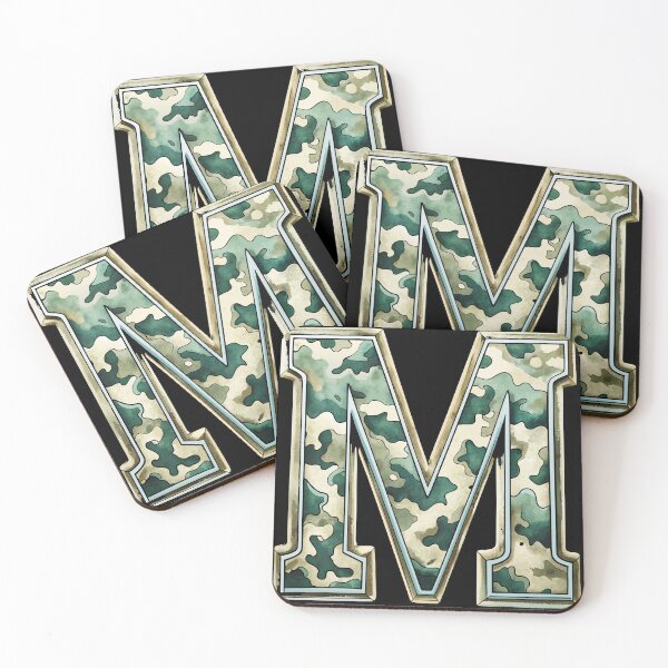 Item preview, camouflage letter M designed and sold by jkrphoto.