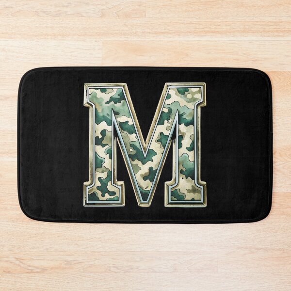 Item preview, camouflage letter M designed and sold by jkrphoto.