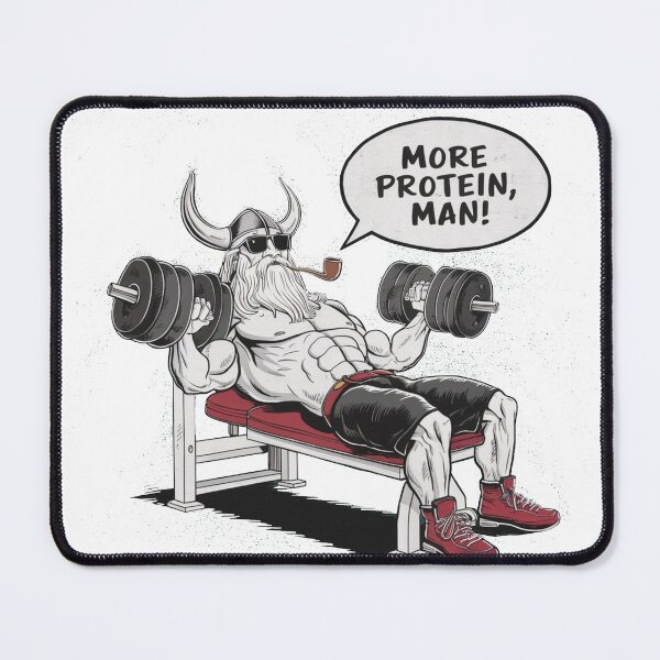 Item preview, Viking's routine "More protein, man!" designed and sold by KukerLukii.