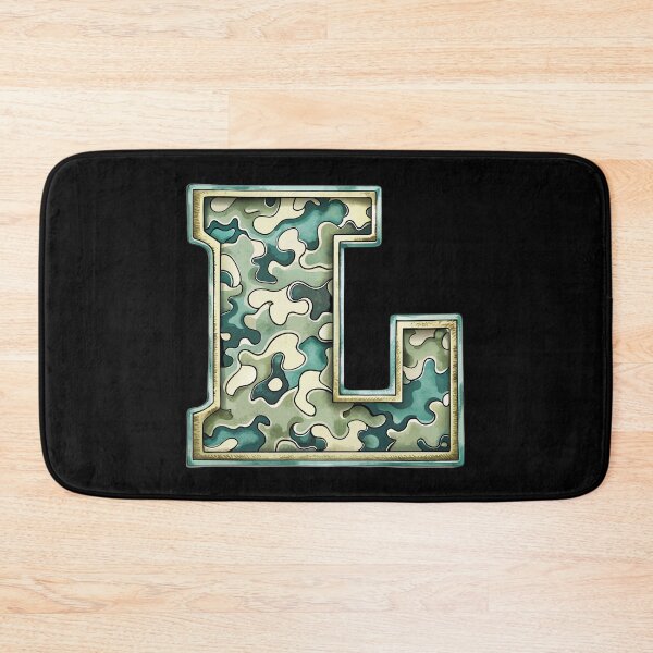 Item preview, camouflage letter L designed and sold by jkrphoto.