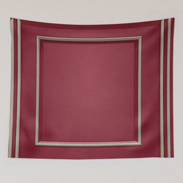 Item preview, Simple Geometric Regency Period Square Abstract Design Red designed and sold by taiche.