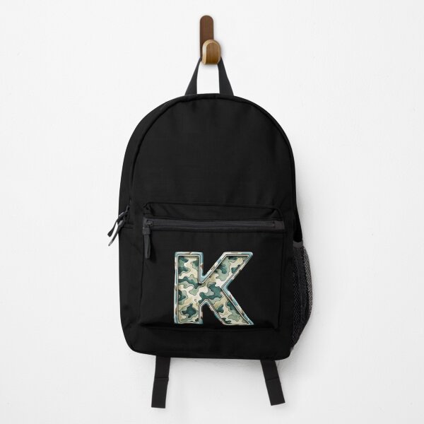 Item preview, camouflage letter K designed and sold by jkrphoto.