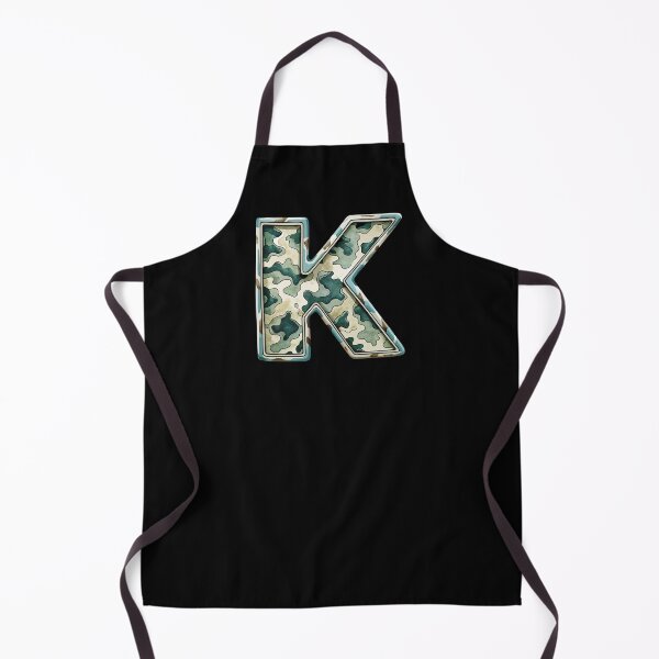 Item preview, camouflage letter K designed and sold by jkrphoto.
