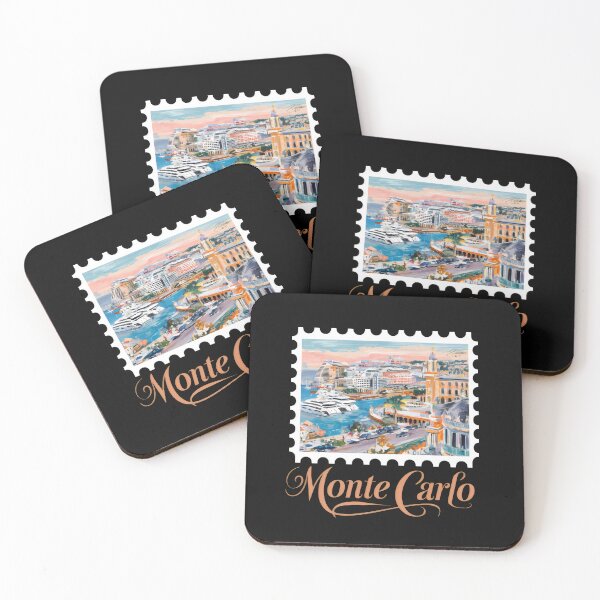 Item preview, Monaco Monte Carlo Travel - "Monte Carlo Monaco: Vintage Riviera Charm" designed and sold by stickercuffs.