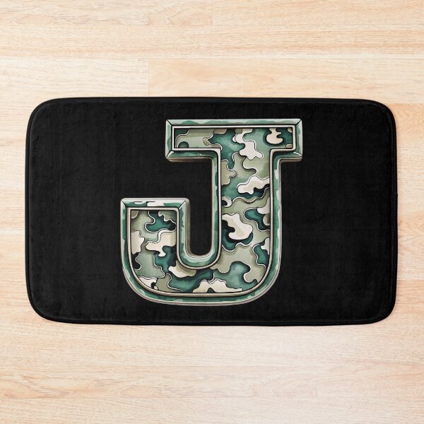 Item preview, camouflage letter J designed and sold by jkrphoto.