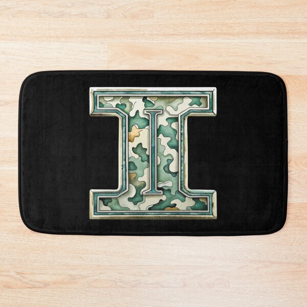 Item preview, camouflage letter I designed and sold by jkrphoto.