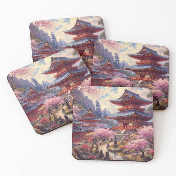 Item preview, Temple of Blossoms designed and sold by AIartistIT.