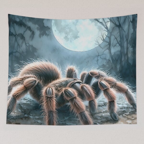 Item preview, Tarantula On A Moonlit Forest designed and sold by RubisLeaf.