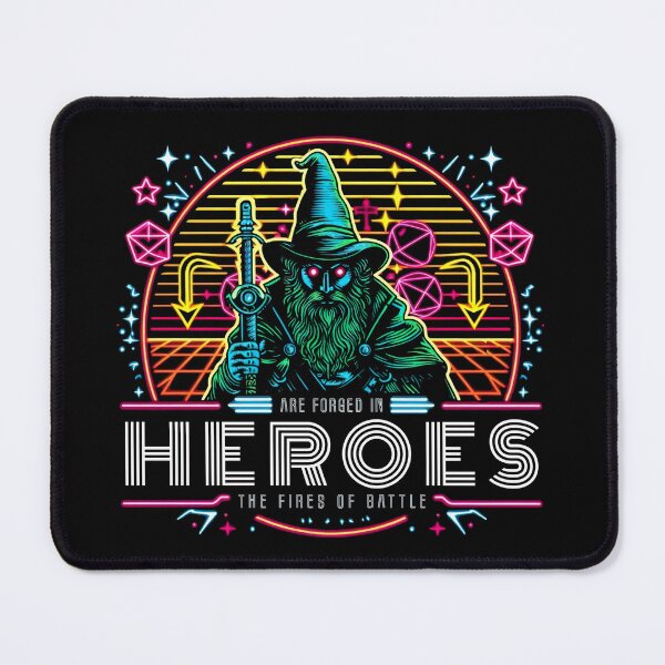 Item preview, 80's DnD Wizard: Heroes are Forged designed and sold by Nerd Out!.