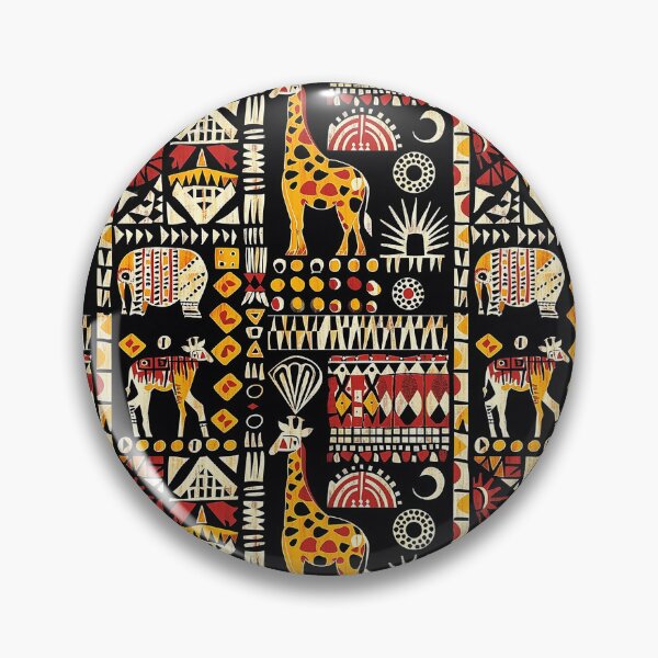 Item preview, African ethnic pattern in safari style designed and sold by fuzzyfox.