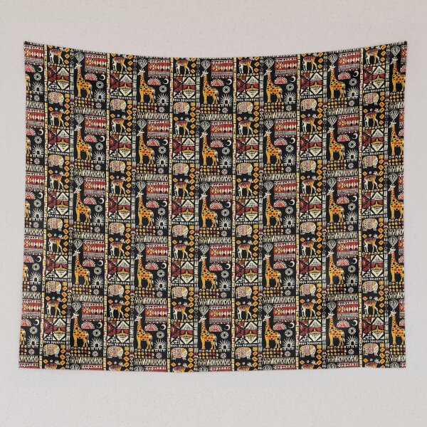 Item preview, African ethnic pattern in safari style designed and sold by fuzzyfox.