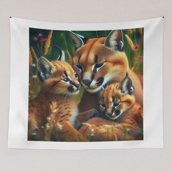 Item preview, Cozy Caracal Scene designed and sold by BonoloStore.
