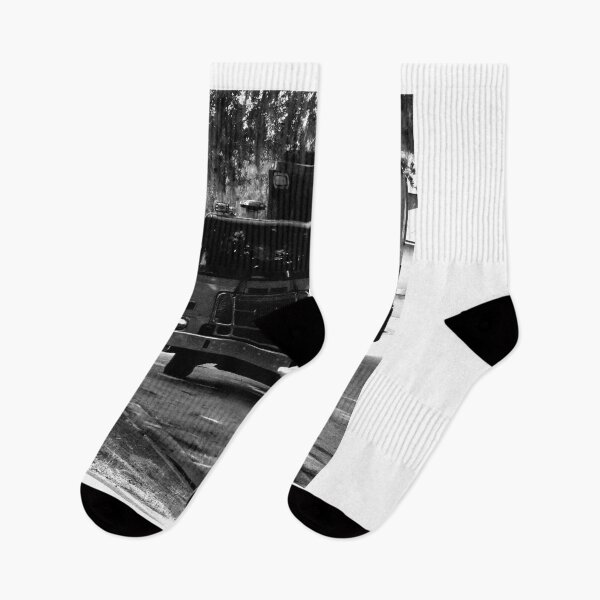 Item preview, Recycling Truck Black And White  designed and sold by MercerImages.