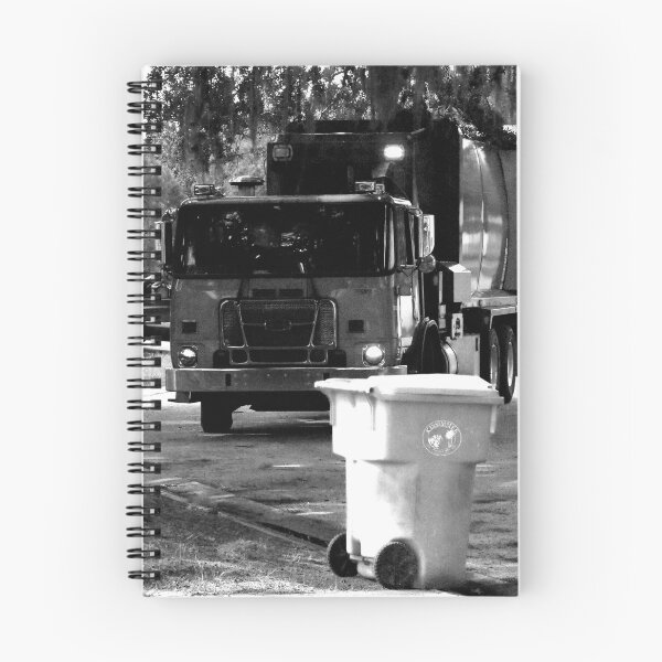 Item preview, Recycling Truck Black And White  designed and sold by MercerImages.