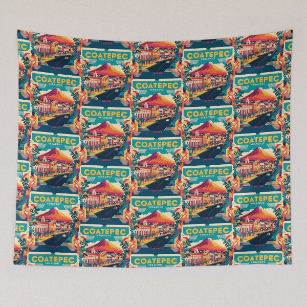 Item preview, Coatepec Veracruz Mexico Magic Town Vintage Travel Tourism designed and sold by TravelersGems.