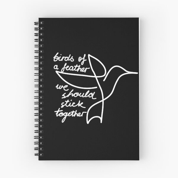 Item preview, birds of a feather, we should stick together (Billie Eilish - Birds of a Feather) - Black designed and sold by EvshinyDesign.