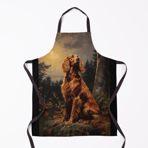 Artikelvorschau, Irish Setter in der Nacht entworfen und verkauft von PetsArt.