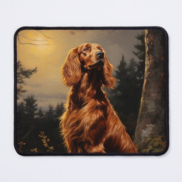 Item preview, Irish Setter at night designed and sold by PetsArt.