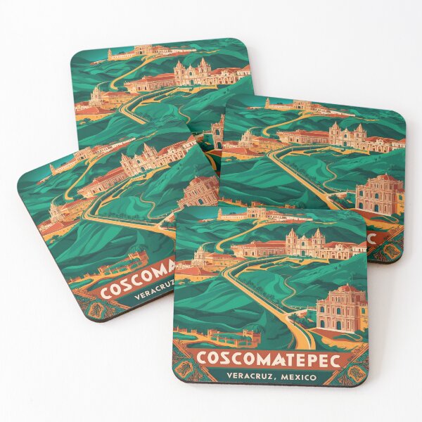 Item preview, Coscomatepec Veracruz Mexico Magic Town Vintage Travel Tourism designed and sold by TravelersGems.