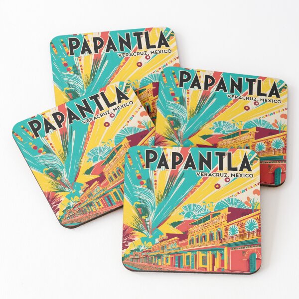 Item preview, Papantla Veracruz Mexico Magic Town Vintage Travel Tourism designed and sold by TravelersGems.