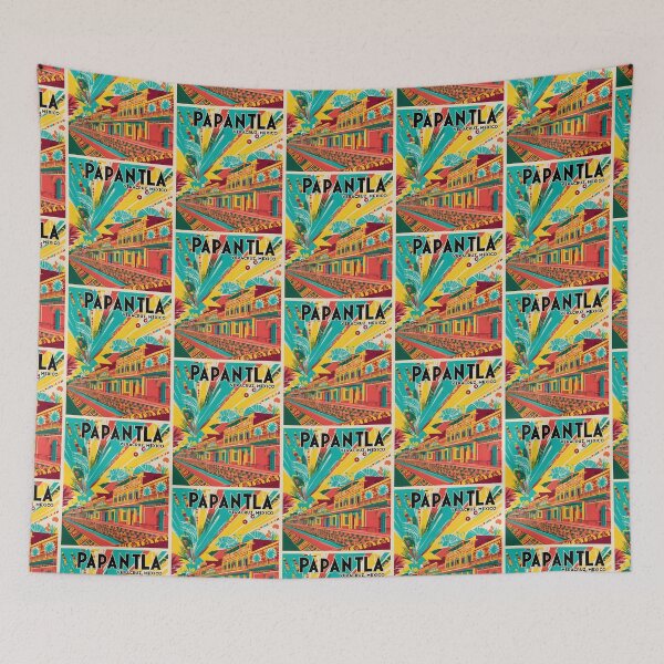Item preview, Papantla Veracruz Mexico Magic Town Vintage Travel Tourism designed and sold by TravelersGems.