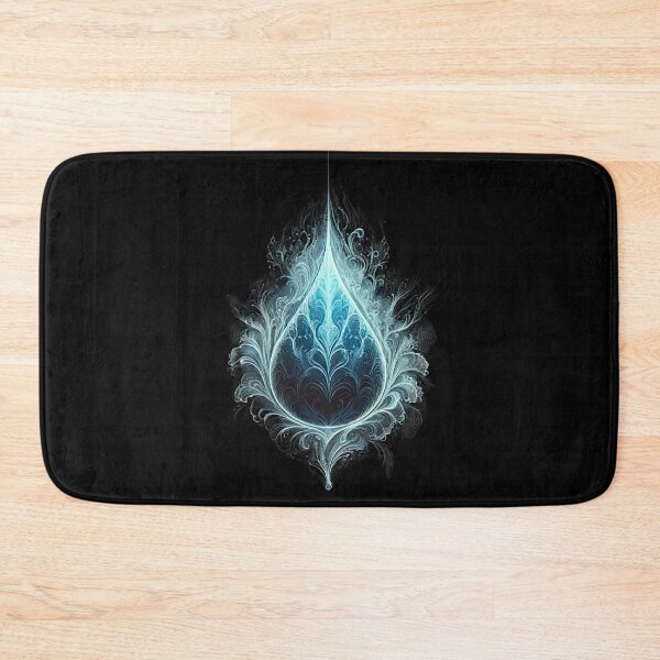 Item preview, Ethereal Monochrome Water Drop - Pure Elegance designed and sold by Blink Art Studio.
