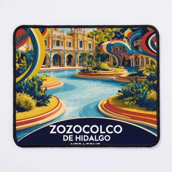 Item preview, Zozocolco de Hidalgo Veracruz Mexico Magic Town Vintage Travel Tourism designed and sold by TravelersGems.