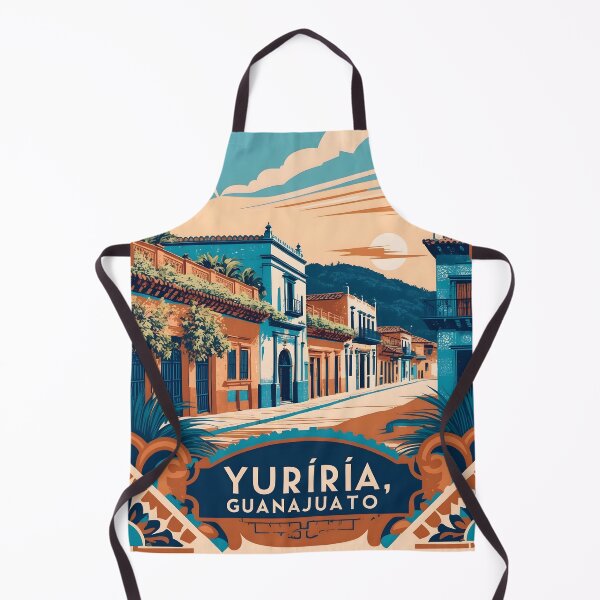 Item preview, Yuriria Guanajuato Mexico Magic Town Vintage Travel Tourism designed and sold by TravelersGems.