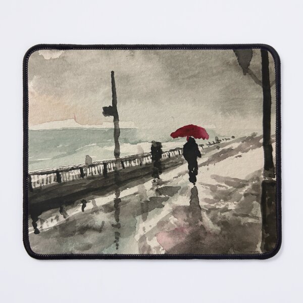 Item preview, Rainy Day At The Boardwalk designed and sold by TheArtCave.
