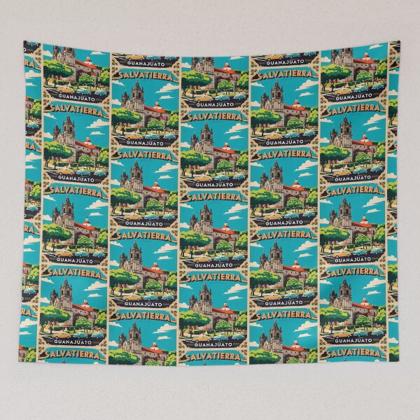 Item preview, Salvatierra Guanajuato Mexico Magic Town Vintage Travel Tourism designed and sold by TravelersGems.