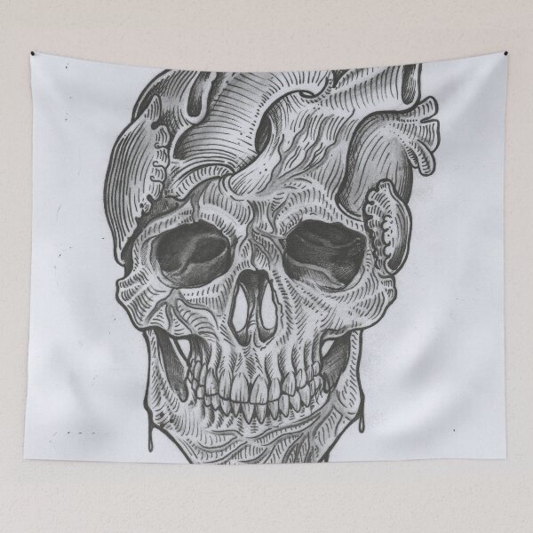 Item preview, Skull Heart designed and sold by fabiosatori.