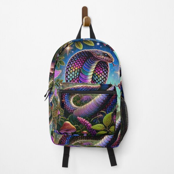 Item preview, Magical Fantasy Realism King Cobras in an Enchanted Forest designed and sold by CritterManiaUK.