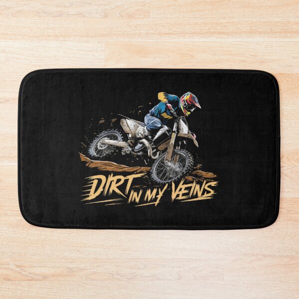 Item preview, Dirt Bike Motocross Motorcycle -"MX Madness: Embrace the Dirt" designed and sold by stickercuffs.