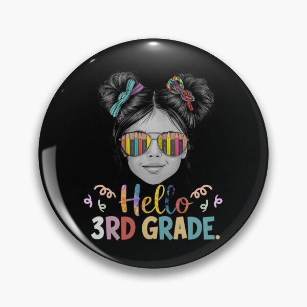 Item preview, Tie dye Hello 3rd Grade Retro Back To School Design For  Girls  designed and sold by Shopmed01.