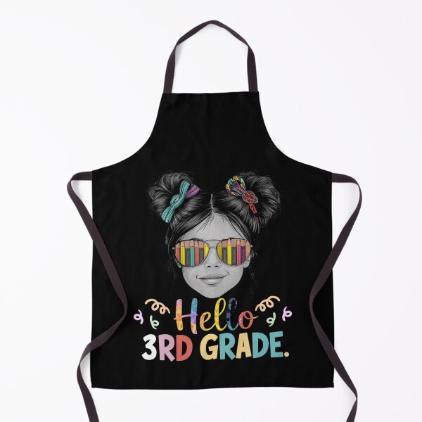 Item preview, Tie dye Hello 3rd Grade Retro Back To School Design For Girls designed and sold by Shopmed01.