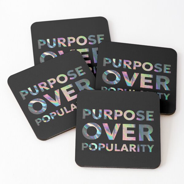 Item preview, Purpose Over Popularity designed and sold by AmelieDior.