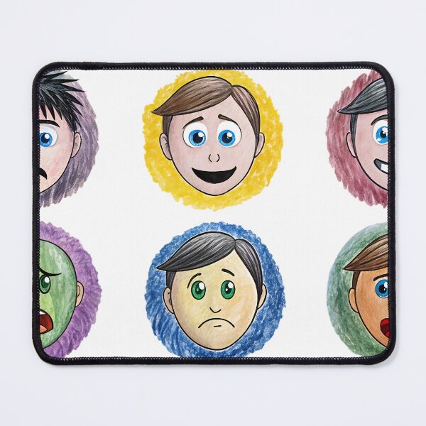 Item preview, drawing style isolated design set people expressions  designed and sold by Creative88Art.