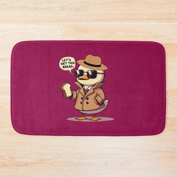 Item preview, Inspector Duck: 'Let's Get This Bread' - Cute and Mysterious Duck Design designed and sold by Ali Doodles.