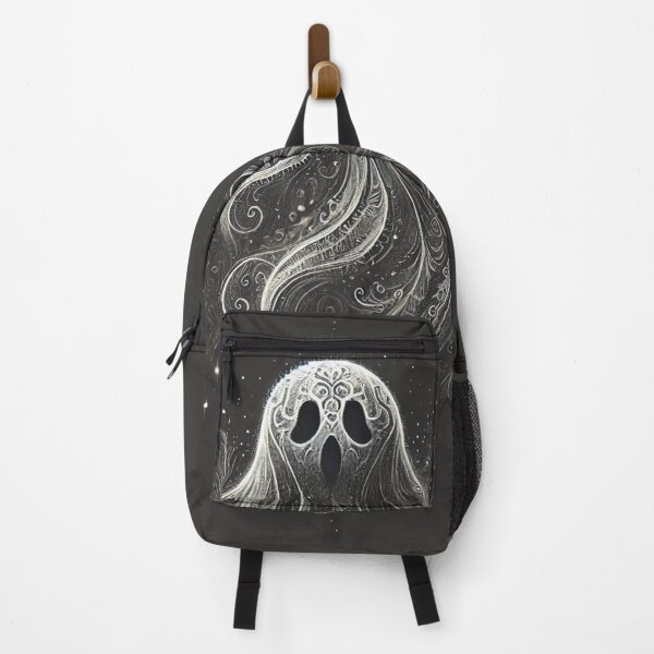 Item preview, Ethereal Monochrome Halloween Ghost - Spooky Elegance designed and sold by Blink Art Studio.