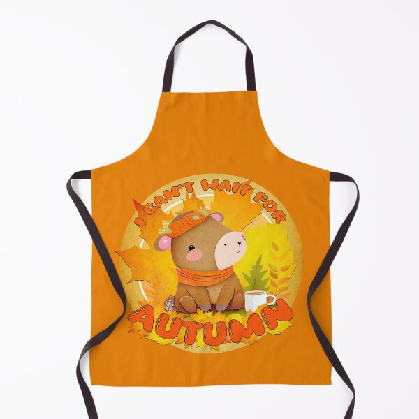 Item preview, I can't wait for Autumn capybara designed and sold by FotoBuda.