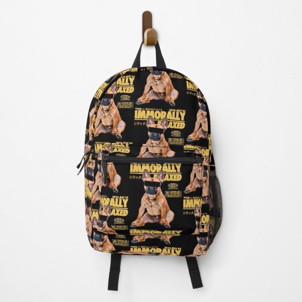 Item preview, Immorally Relaxed: French Bulldog in Carefree Mode designed and sold by Frenchie Fever.