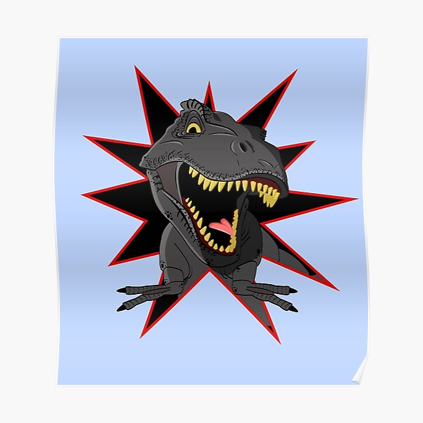 T Rex Ark Posters Redbubble