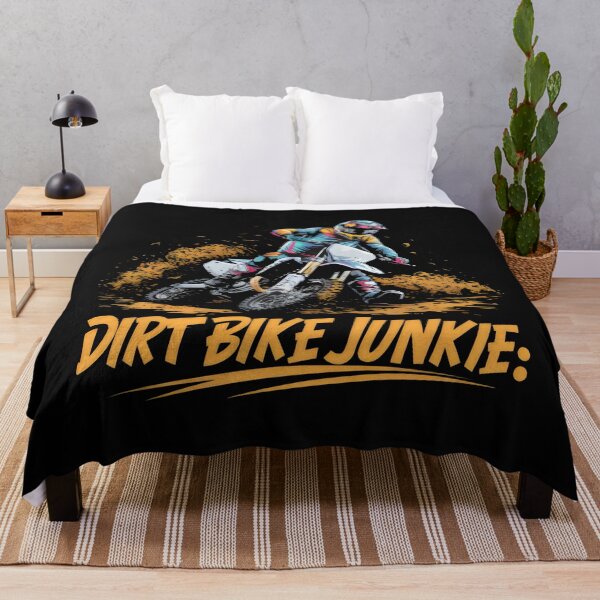 Item preview, Dirt Bike Motocross Motorcycle -"Epic Dirt Bike Adventure: Braaap and Beyond" designed and sold by stickercuffs.