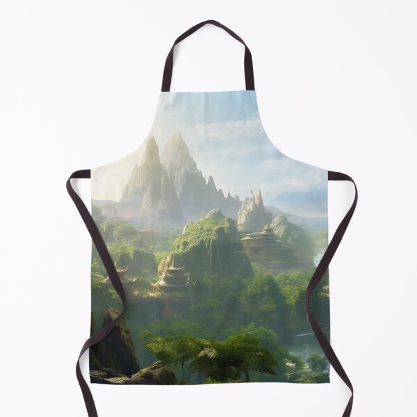 Item preview, Majestic Heights: Ancient Temple in the Mountains designed and sold by GreenInkXpress.