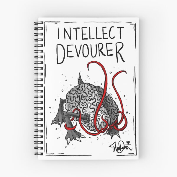 Item preview, Monster Manual Alphabet: Intellect Devourer designed and sold by TheDoodlemancer.