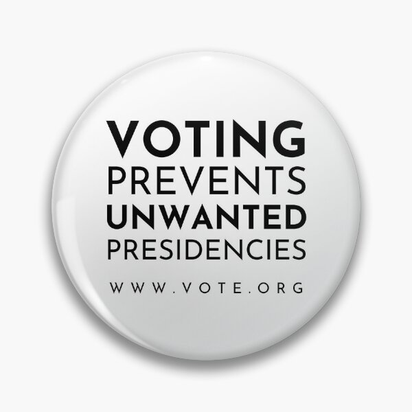 Item preview, Voting Prevents Unwanted Presidencies designed and sold by LyndaNoel Design.