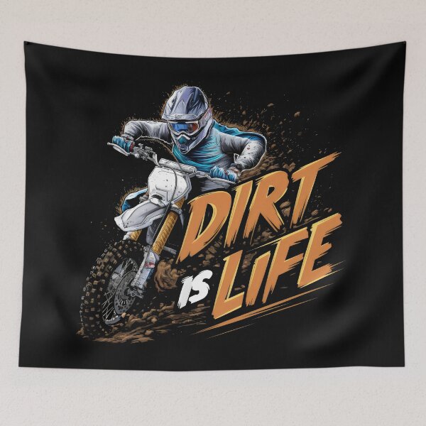 Item preview, Dirt Bike Motocross Motorcycle -"Braap Kings: Master the Motocross Track" designed and sold by stickercuffs.