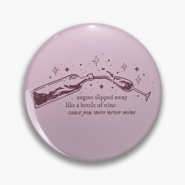 Item preview, bottle of wine (august - taylor swift) designed and sold by Manda Creates.