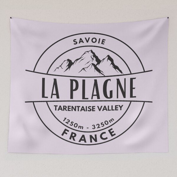 Item preview, La Plagne - Tarentaise Valley - France  designed and sold by GoodOldVintage.